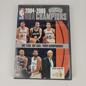 San Antonio Spurs 2004-2005 NBA Champions Special Edition DVD Tim Duncan 702868